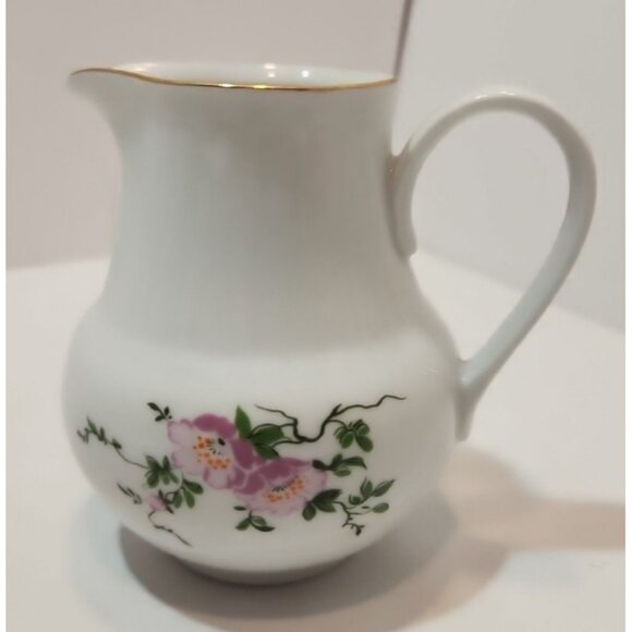 Vtg Henneberg Porzellan 1777 Sugar Bowl and Creamer Set Made in East Germany - Picture 4 of 16